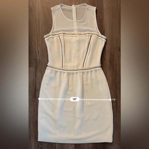 Sandro Rapprochement Dress in White - Picture 8 of 15